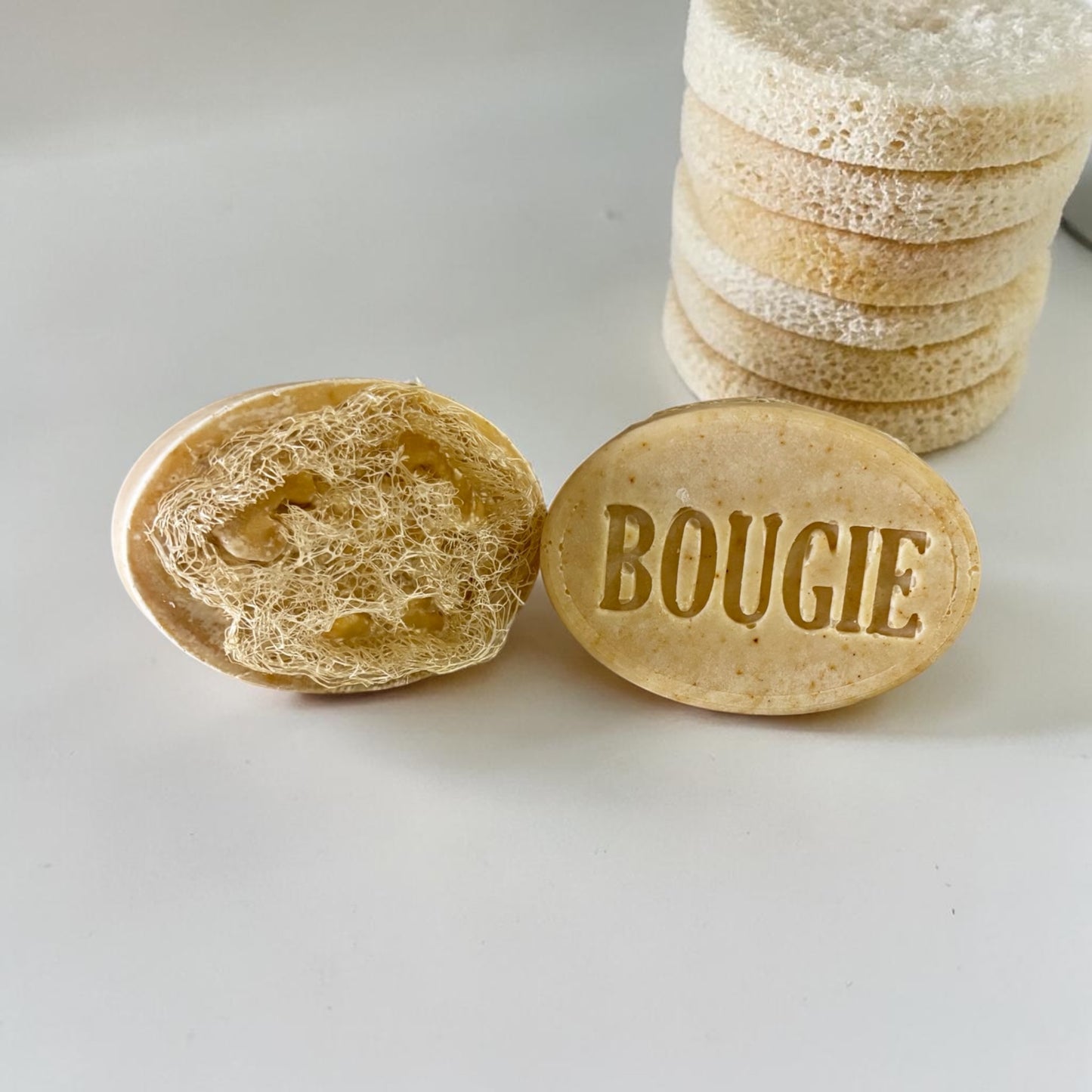 “Stay Golden Loofah Soap Bar”