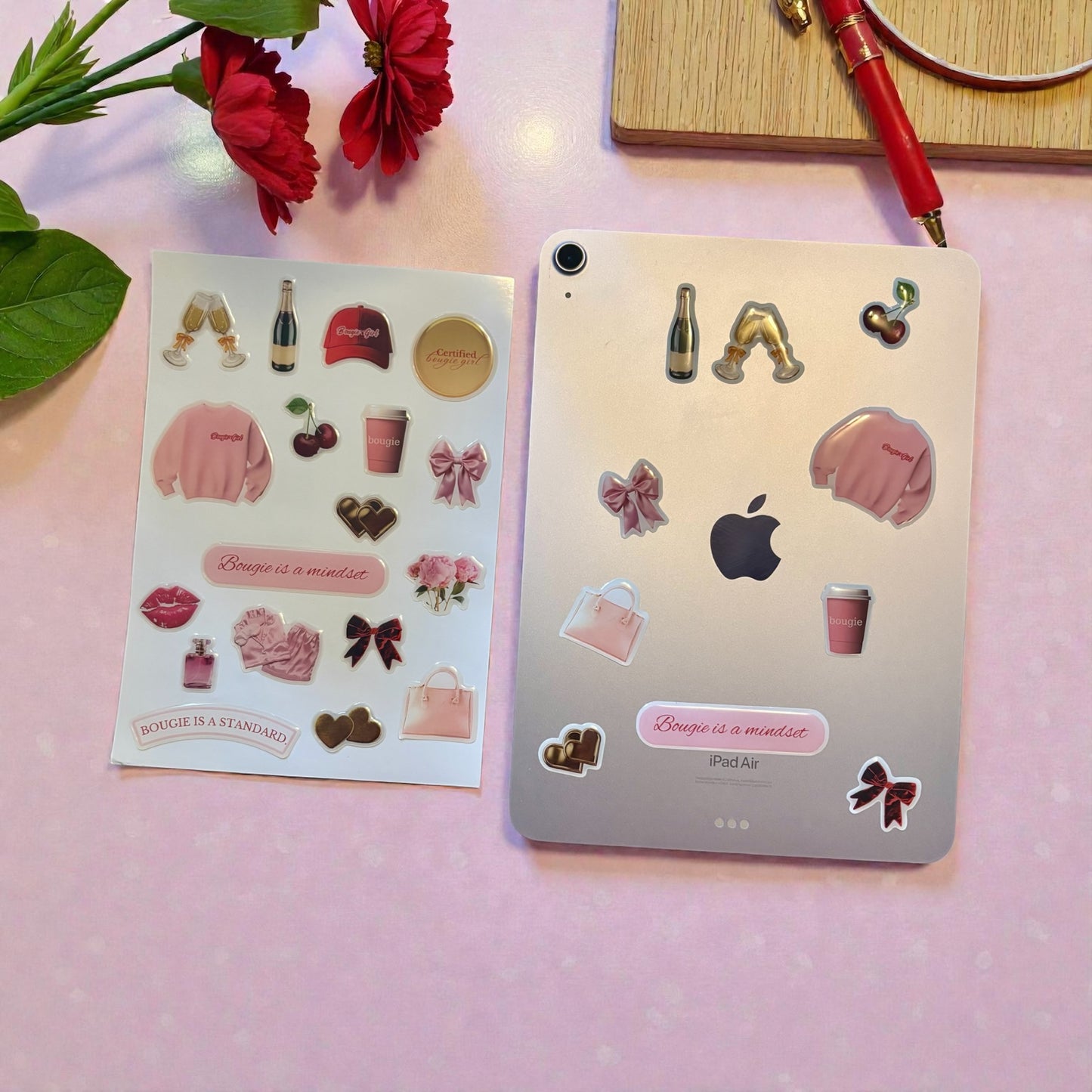 “Bougie Lifestyle” 3D Sticker Sheet