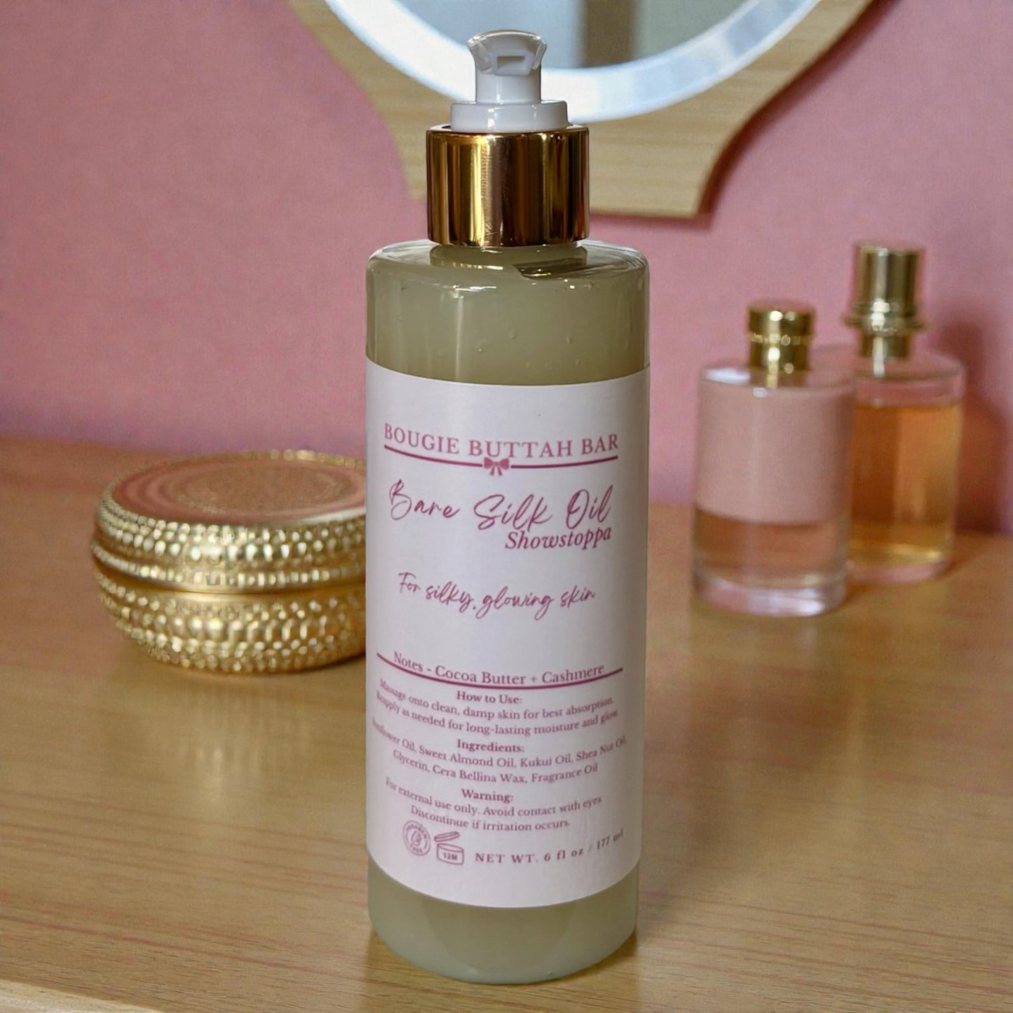 “Showstoppa” Bare Silk Oil